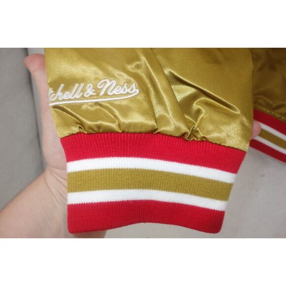 NEW San Francisco 49ers Mitchell Ness Faithful to The Bay Zip Jacket Women's L - Picture 8 of 12